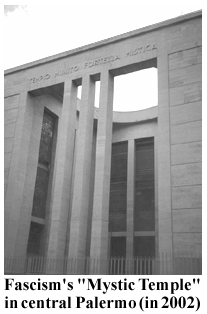 Fascist 'Mystic Temple' in Palermo, now an office building.