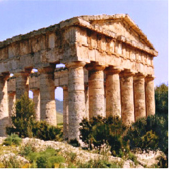 Segesta's temple.