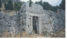 Greek temple built upon Sicanian ruins.