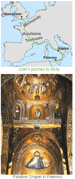 From Winchester to Palermo. Journey to a 
coronation.