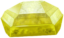 Sulfur crystal.