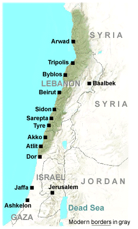 Phoenicia and its cities.