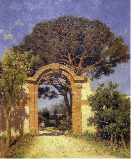 Portale (Gate), oil on canvas.