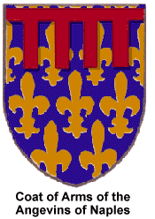 Coat of arms of Anjou of Naples.