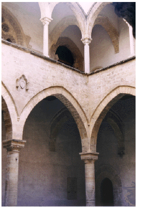 Courtyard of the Steri, Palermo.