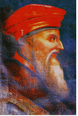Scanderbeg. Painting in Monreale Abbey collection.