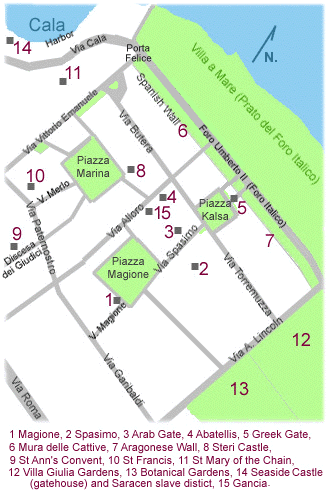 General map of the Kalsa district.