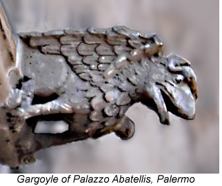 Gargoyle at Palazzo Abatellis, Palermo.