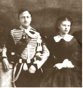 Francesco II and Maria Sofia in 1859.