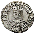Coin of Peter III as King of Aragon.