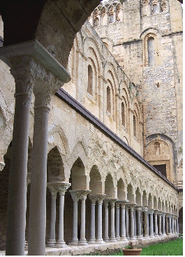 Corner of the cloister.