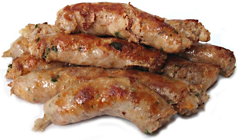 Sicilian pizziaola sausage.