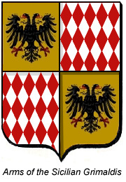 Grimaldi arms used in Sicily.