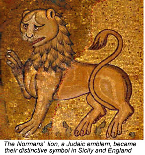 The Norman lion of Sicily and England.