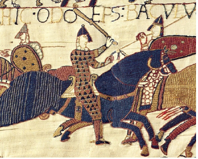 Odo at the Battle of Hastings.