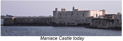 Maniace Castle in Ortygia, Siracusa.