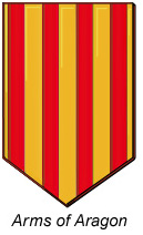 Aragon's coat of arms.