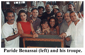 Benassai with his troupe.