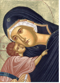 Theotokos by Veronica Hadarag.