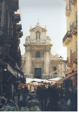 Catania's Piazza Carlo Alberto market.