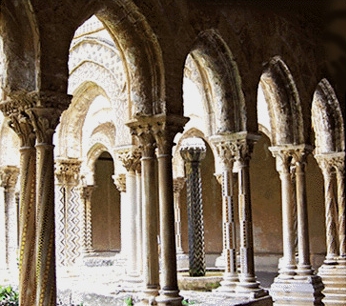 The cloister.