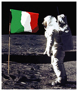 Mrs. Siciliano's son on the moon.