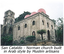 Church or mosque? San Cataldo church in Palermo.