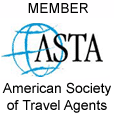 Chat & Tour is a member of the American Society of Travel 
Agents.