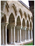 Cefalu's cloister.