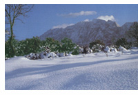 Rocca Bussambra in Winter.