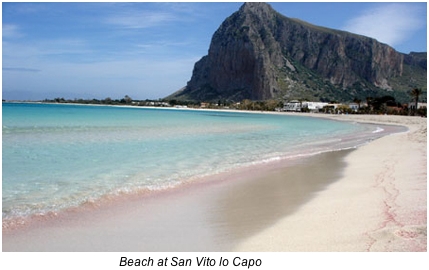 Una spiaggia siciliana.